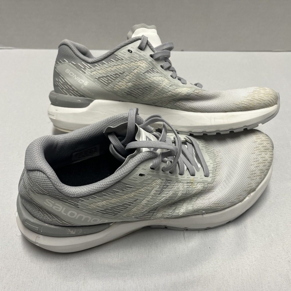 Salomon‎ Sonic 5 Balance White/Gray Running Shoes Sneakers Mens Size 8.5